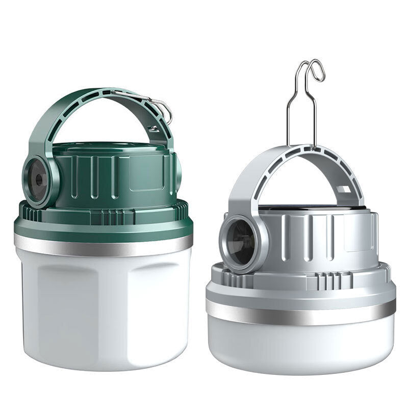 Luz de emergencia para el hogar, Luz de camping al aire libre con carga solar, bombilla LED.