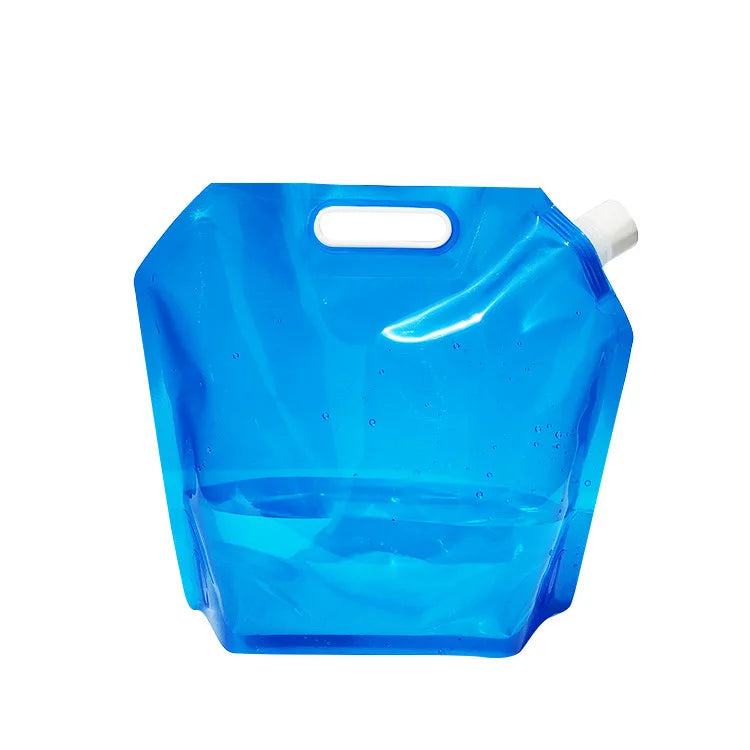 Cubo plegable para exteriores de 2L/3L/5L/10L, bolsa de agua plegable, almacenamiento de agua de supervivencia, contenedor transportador de agua portátil, campamento, Hikiing
