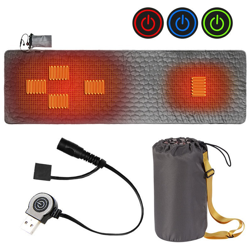 Nueva almohadilla térmica portátil de carga inteligente para invierno para acampar al aire libre.