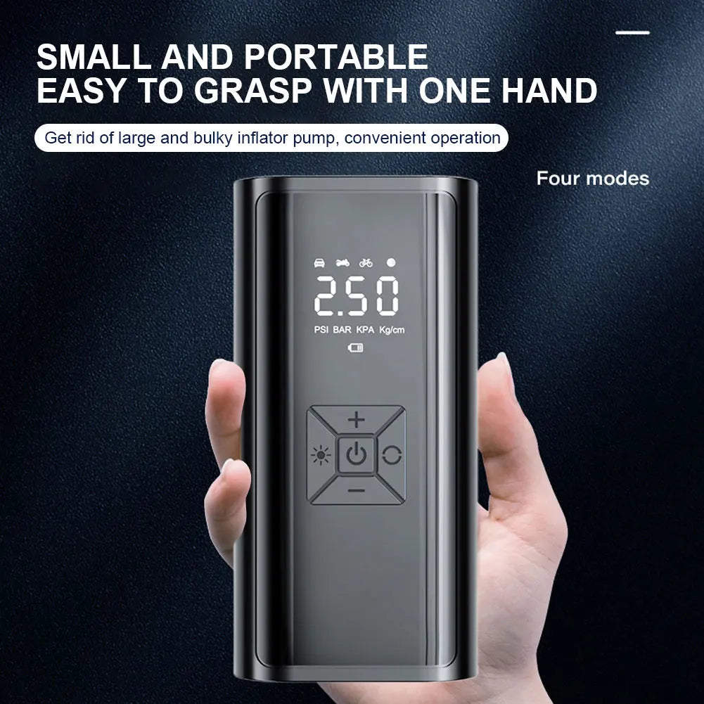 Compresor de Aire portátil, 12V 150PSI, 6000mAh