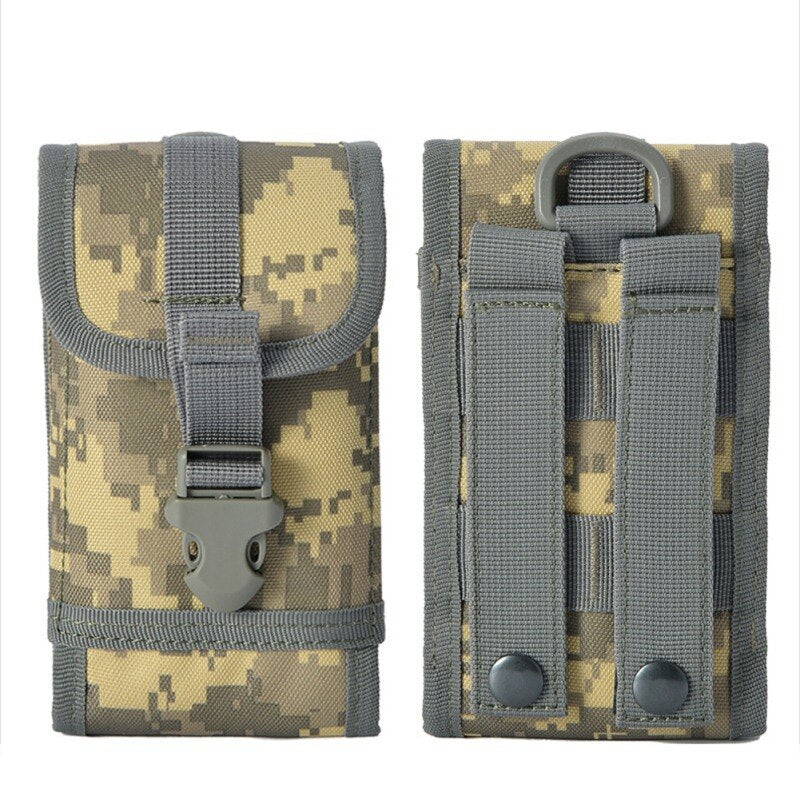 Riñonera táctica militar Molle para exteriores, accesorios de caza, funda para teléfono móvil