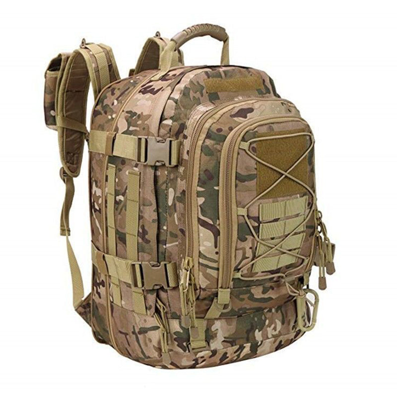 Mochila táctica  65L: gran capacidad, ideal para senderismo, camping y viajes. Mochila de estilo militar.