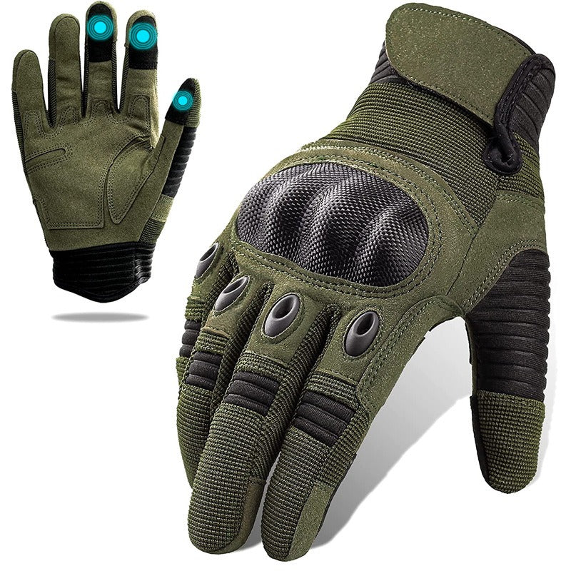 Guantes tácticos para montañismo al aire libre, antideslizantes para conducción de motocicletas, ejercicio físico, protección resistente al desgaste.