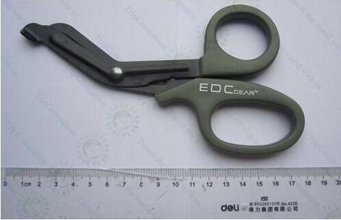 Tijera de rescate IFAK para vendaje traumatológico de gasa táctica