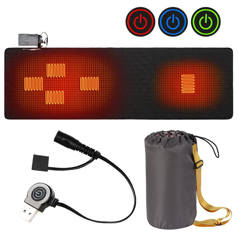 Nueva almohadilla térmica portátil de carga inteligente para invierno para acampar al aire libre.