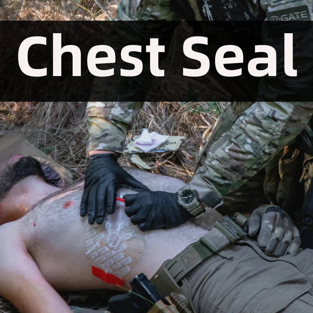 Rhino Rescue EDC Kit de primeros auxilios, Kit táctico de supervivencia, Kit de Trauma, bolsas de herramientas de utilidad Molle para acampar y senderismo